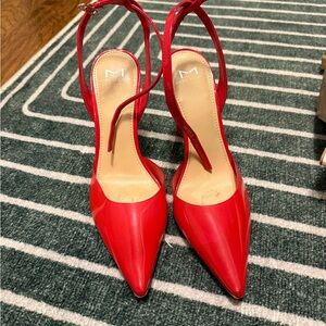 Red Marc fisher heels
